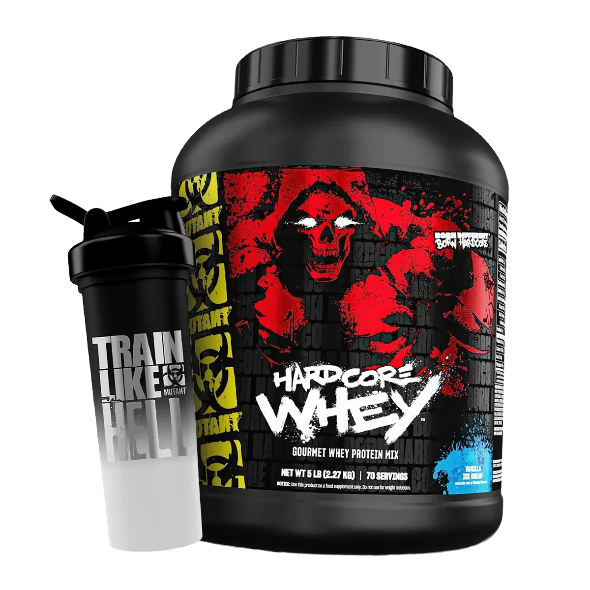 Mutant Hardcore Whey + шейкър